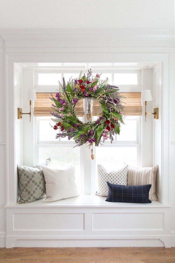 bloemenkrans voor meisjeskamer