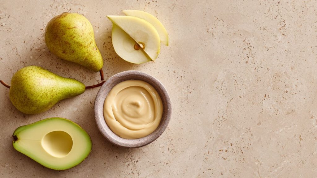 babyhapjes met avocado peer en appel liefsmama