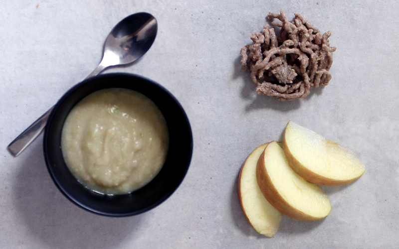 appel gehakt babyhapje