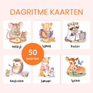 dagritmekaarten voor peuters en kleuters downloaden