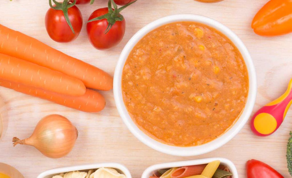 Babyhapjes met wortel