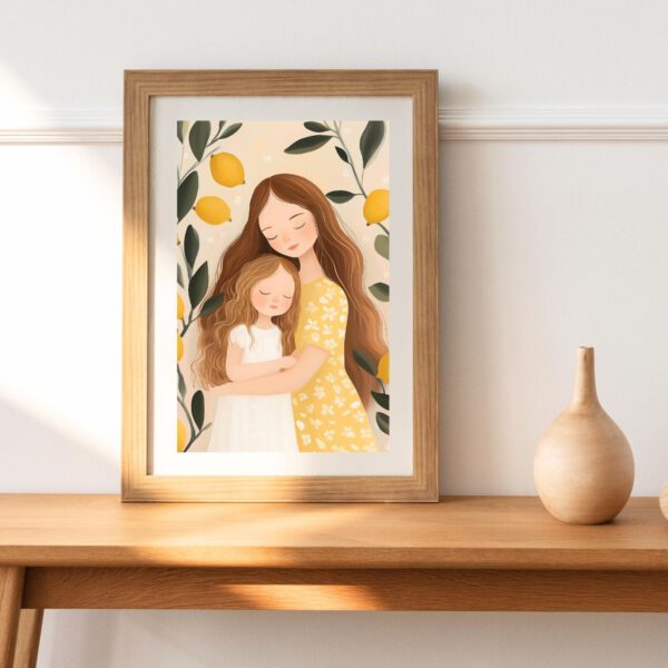 Moeder Dochter Printable Art Lemons - Afbeelding 4