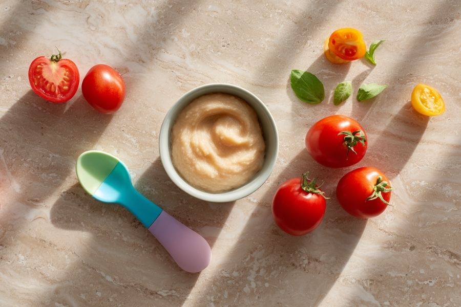 babyhapjes met tomaat