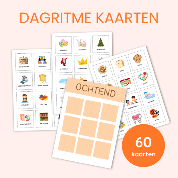 Dagritmekaarten Voor Peuters en Kleuters - Afbeelding 4