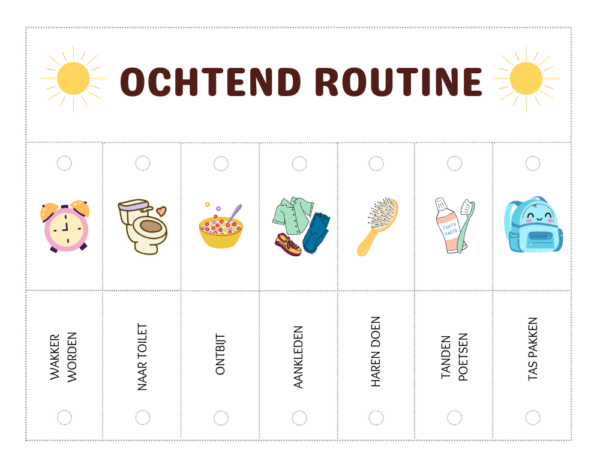Routine Checklists voor kinderen – Ochtend, Middag & Avond - Afbeelding 5