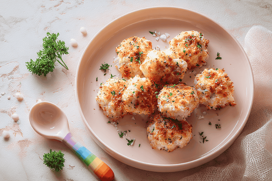 Bloemkool nuggets voor peuters