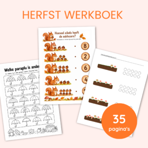 Digitaal Kleuter Werkboek – Herfst Thema Groep 1 & 2